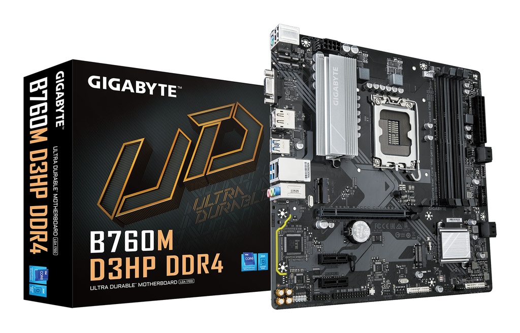 [18961641000] Gigabyte B760M D3Hp DDR 4 -LGA 1700 -mATX Motherboard Intel Socket 1700 (Core i Motherboards