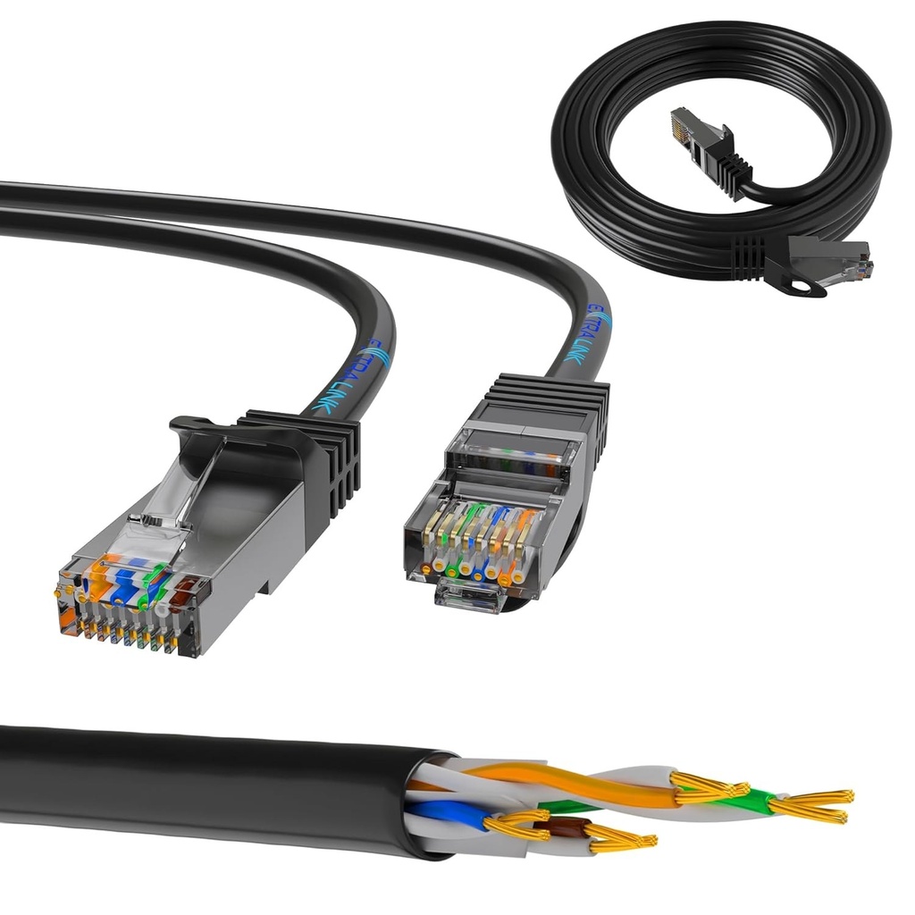 Extralink Kat.5e FTP LAN Patchcord Copper twisted pair Cable Network Cables & Adapters