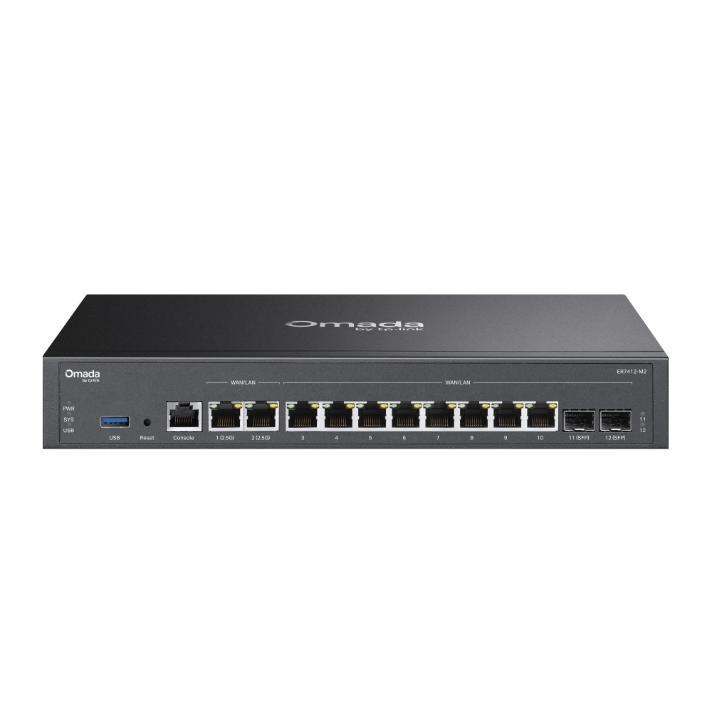 TP-LINK ER7412-M2 Omada Multi-Gigabit VPN Router Router 1 GBps Network Equipment