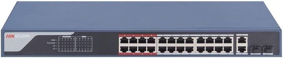 Hikvision DS 3E1326P EI B Managed Switch PoE Switch 0.1 GBps Network Equipment