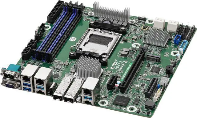 [19334564000] ASRock motherboard B650D4U3-2L2Q/BCM micro-ATX Socket AM5 Single Motherboard AMD Socket AM5 (Ryzen Zen4 Motherboards
