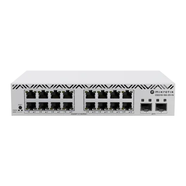 MikroTik Cloud Smart Switch CSS318 16G 2S+IN 16x 2x SFP+ 1 Switch 1 GBps Network Equipment