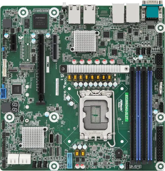[20151694000] ASRock EC266D4U motherboard Intel C266 Lga 1700 micro ATX Motherboard Intel Socket 1700 (Core i Motherboards