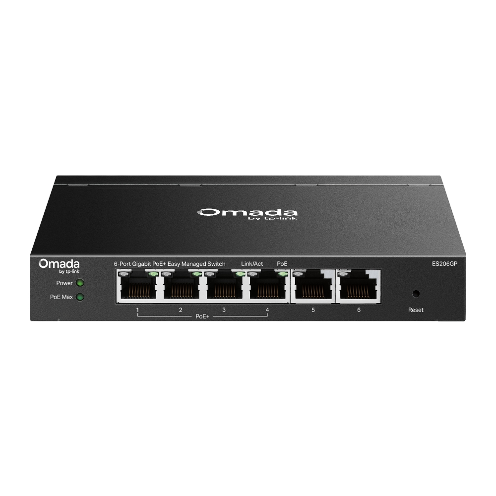 TP-LINK Omada ES206GP Managed Switch 1 GBps Network Equipment