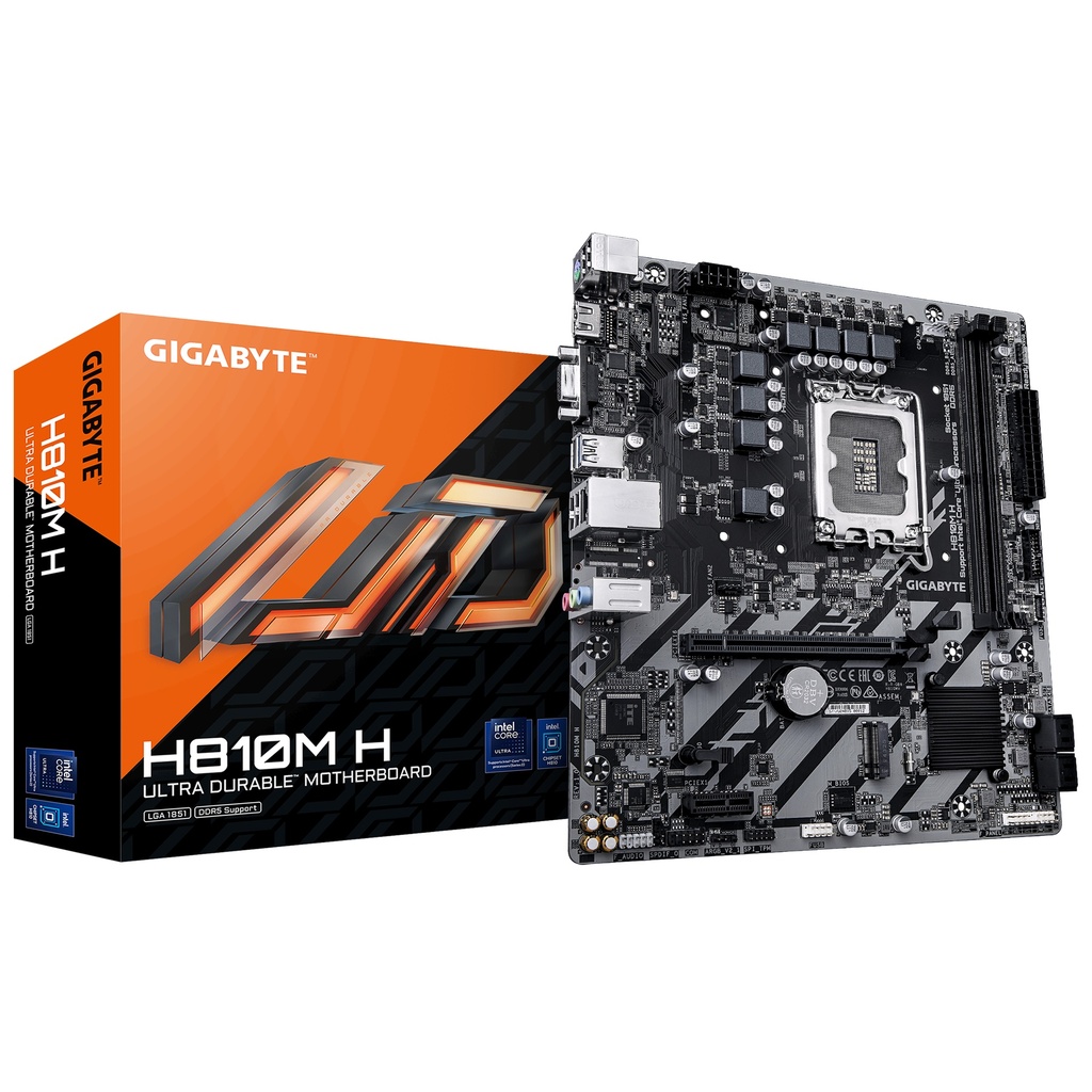[20171606000] Gigabyte H810M H Motherboard Intel H810 LGA 1851 Motherboard Intel Socket 1851 (Core Ultra 100&200 Motherboards