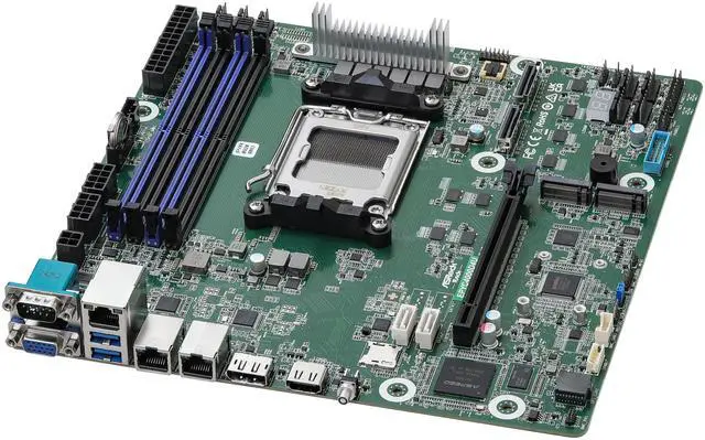 ASRock motherboard EPYC4000D4U Micro-ATX Single Socket Am5 Motherboard AMD Socket AM5 (Ryzen Zen4 Motherboards