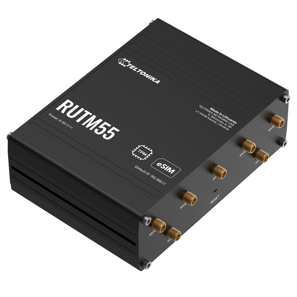 Teltonika · Router· RUTM55· 5G Industrial Router Wi-Fi Network Equipment