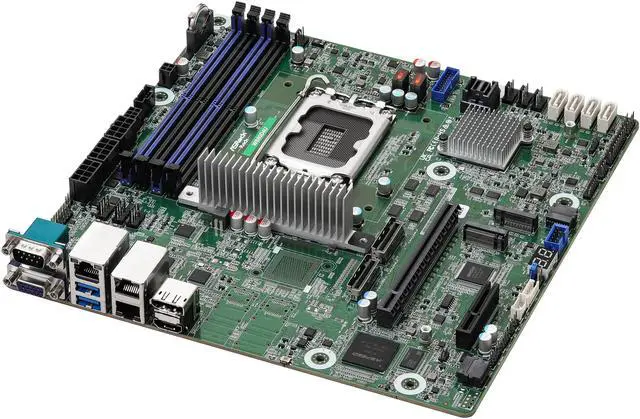 [21379891000] ASRock motherboard W880D4U Micro-ATX Socket LGA 1851 Single Intel Motherboard Intel Socket 1851 (Core Ultra 100&200 Motherboards