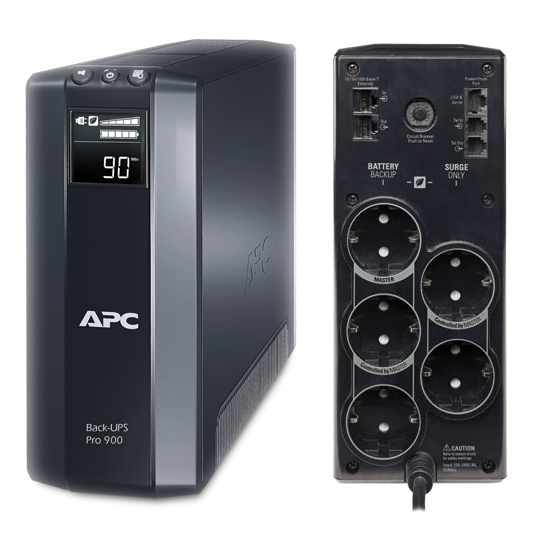 [2152463000] APC Back-UPS PRO BR900G-GR 900VA 5x schuko plug socket USB Line-Interactive 0.9 kVA 540 W 156 V 300 V 50/60 Hz Power Supplies