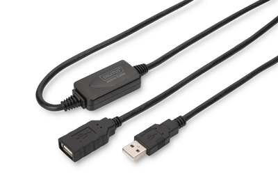 DIGITUS USB 2.0 Repeater Cable, 15 m Cables & Adapters