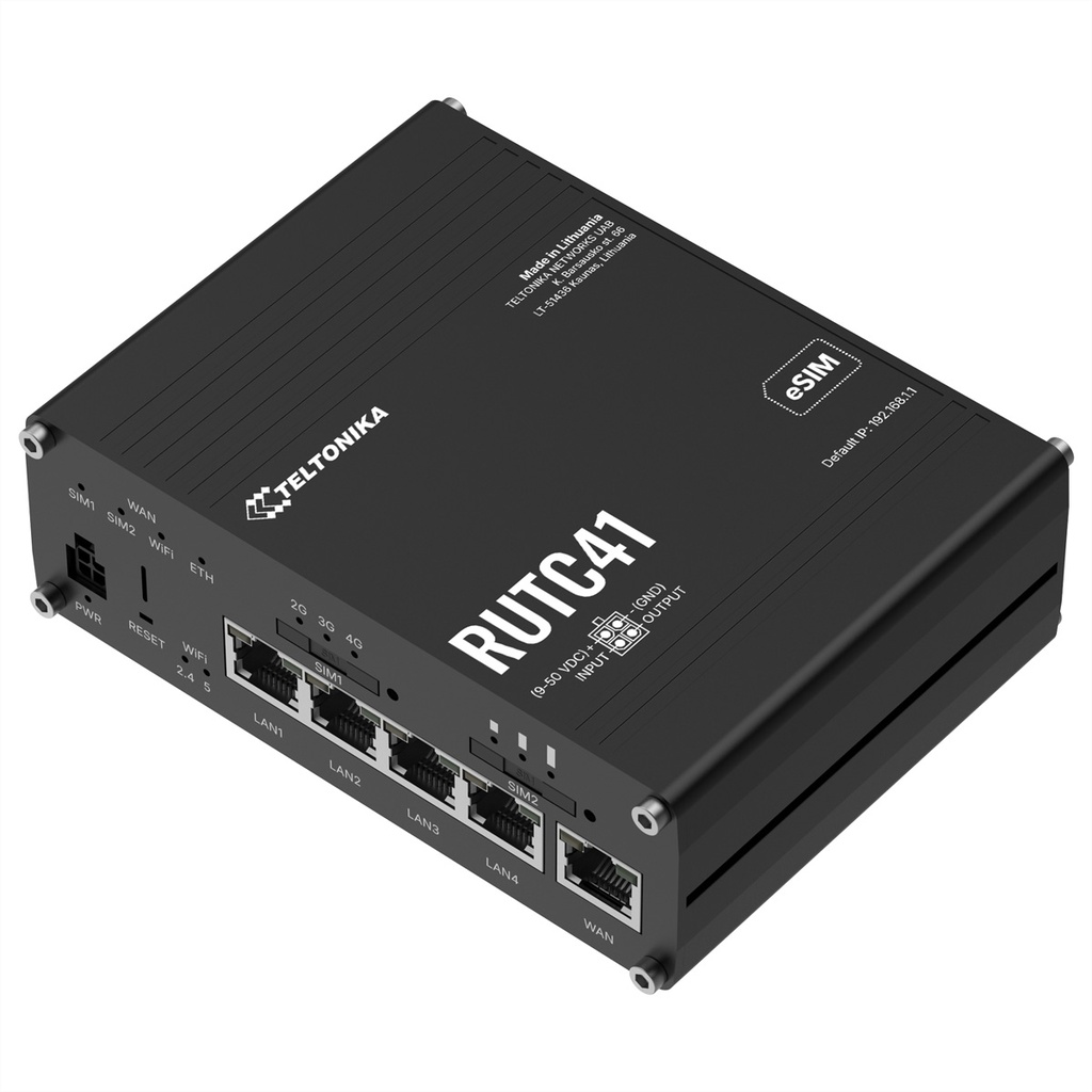 Teltonika · Router· RUTC41· 4G Edge Router 1 GBps Network Equipment