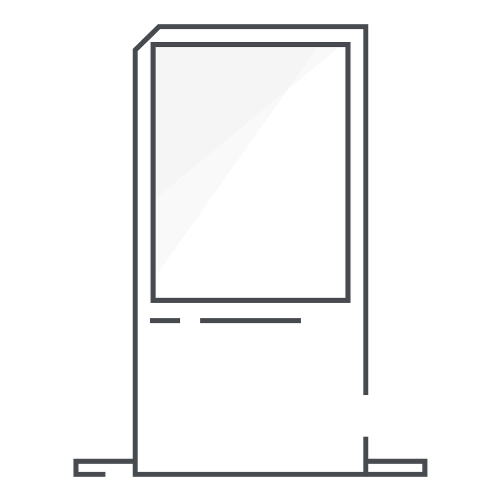 [2401530000] Edbak XWB1c-B Universal Displayhalterung starr 75 inch" 110"" Monitor Accessories