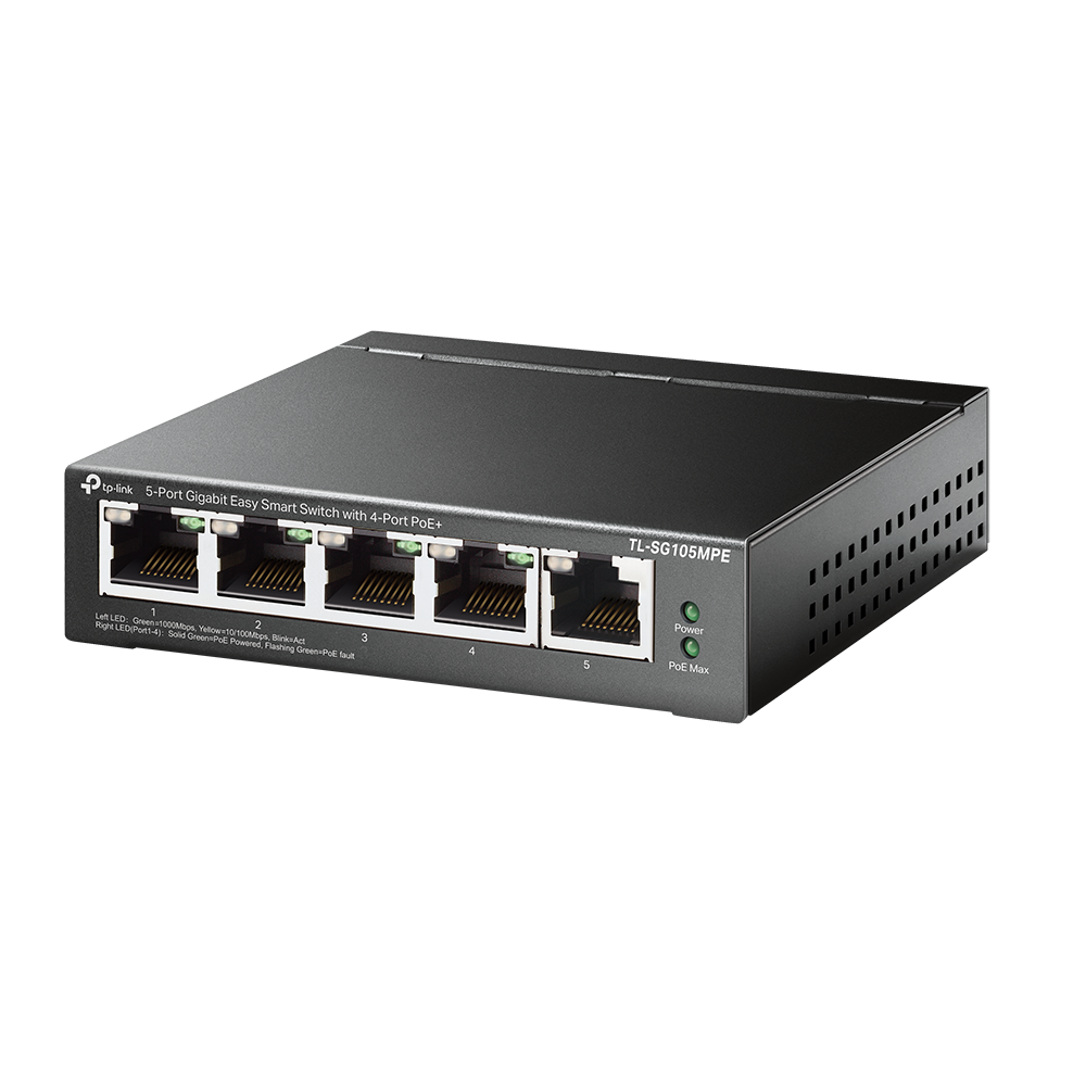 TP-LINK TL-SG105PE Smart Switch Switch Wi-Fi Network Equipment