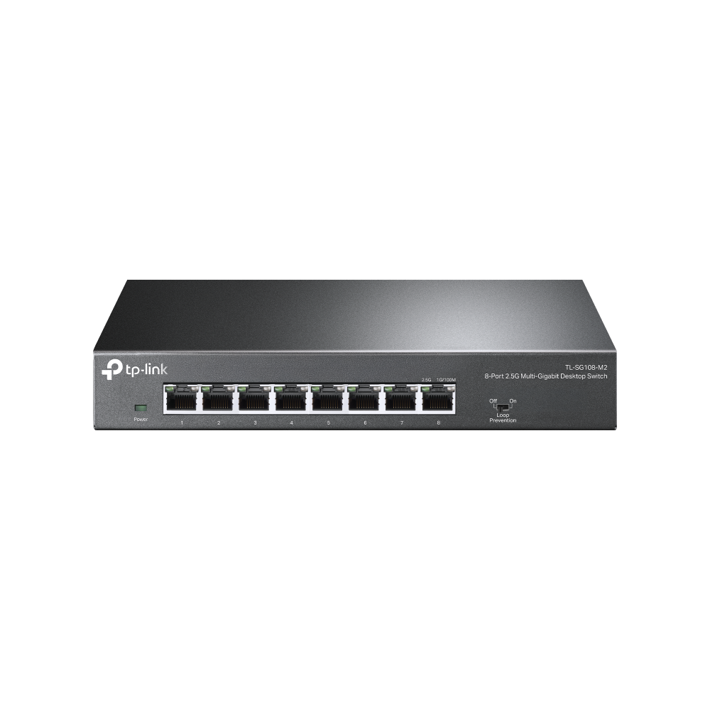 TP-LINK TL SG108 M2 2.5G Multi-Gigabit desk-top Switch Switch PCI-Express Network Equipment