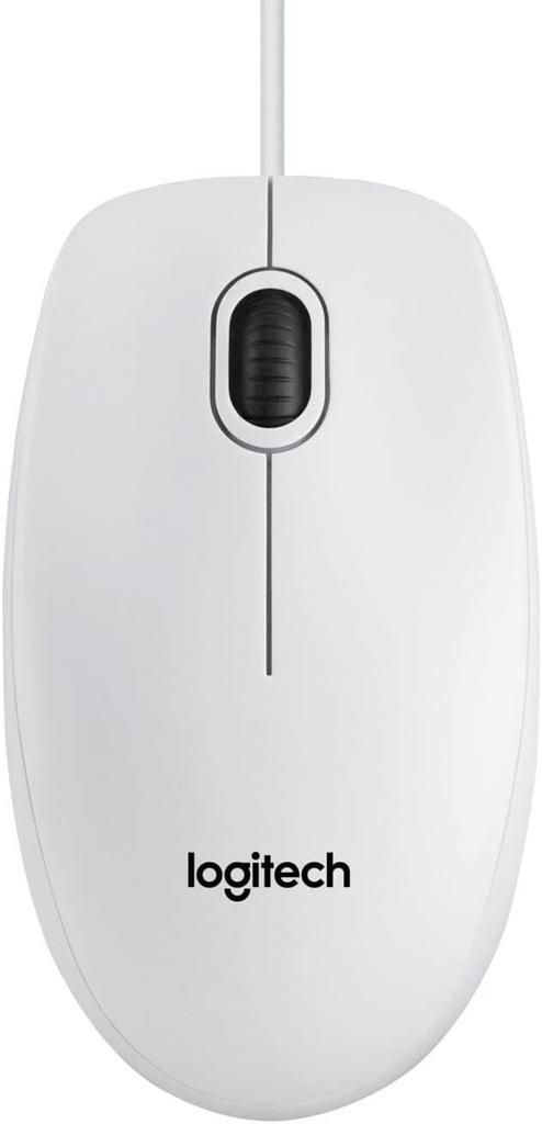 [2527389000] Logitech B120 Optical Combo Mouse Ambidextrous Optical USB Type-A 800 DPI White Keyboards, Mice & Input Devices