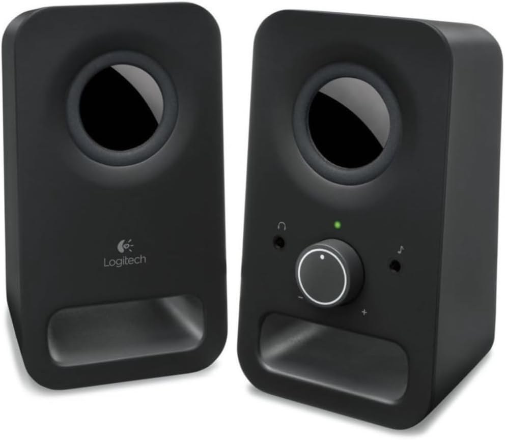 Logitech Z150 speaker Black Volume control Audio Equipment
