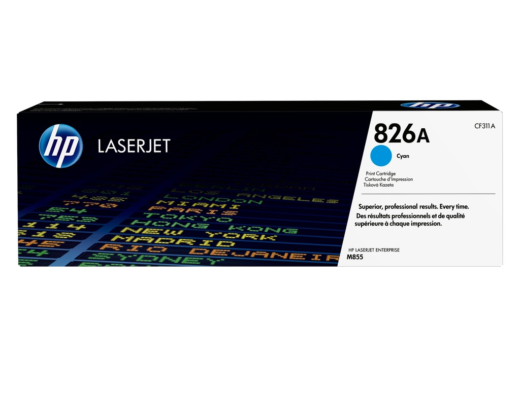 HP 826 A Cyan Original LaserJet Toner Cartridge 31500 pages Cyan 1 PC(s Toner Cartridges