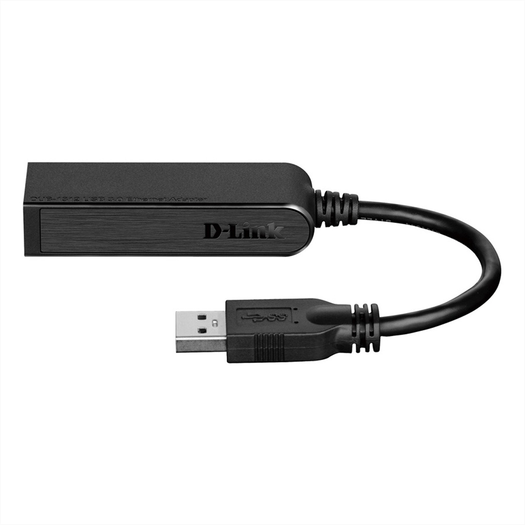D-Link USB 3.0 to Gigabit Ethernet Adapter Internal Wired USB Ethernet 1000 Mbit/s Black Interface Cards