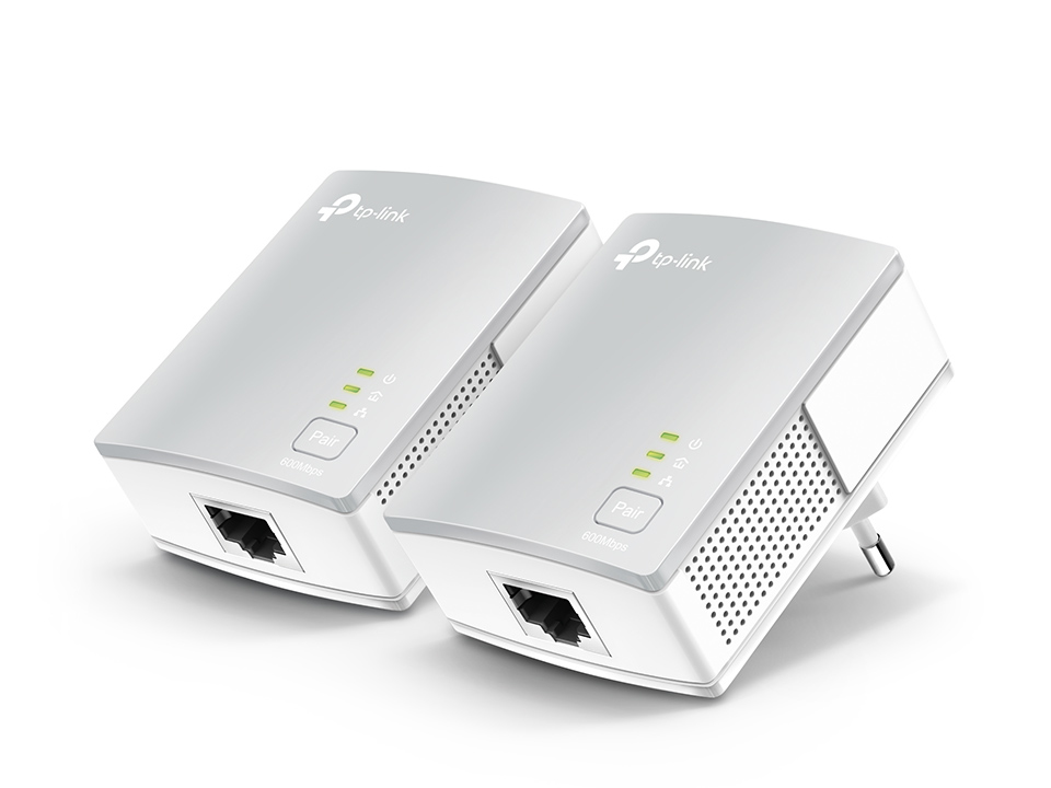 TP-LINK TL-PA4010KIT 600 Mbit/s IEEE 802.3 IEEE 802.3u Fast Ethernet 10,100 Mbit/s 10BASE-T 100BASE-TX HomePlug AV Network Equipment