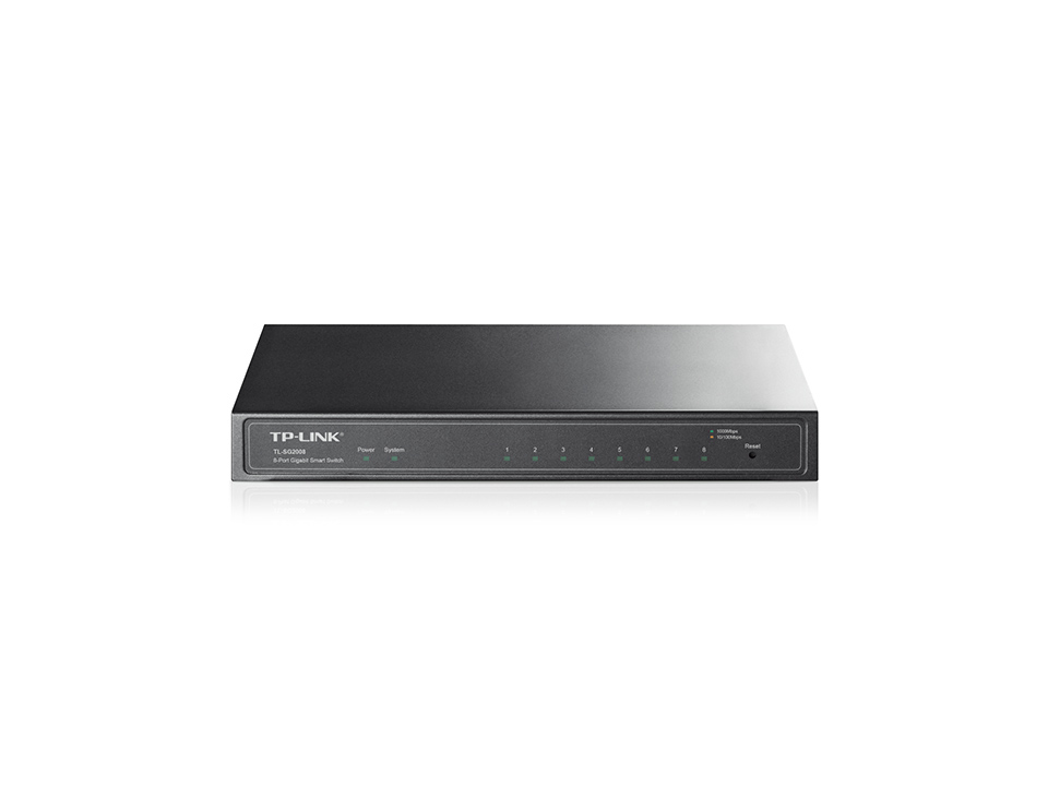TP-LINK SG2008 TL-SG2008 JetStreamT Smart Switch Switch 1 GBps Network Equipment