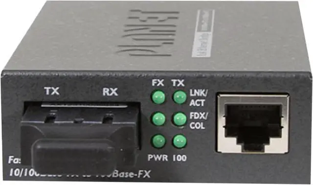 Planet to ST Bridge Media Converter Bridge Fiber Optic Network Equipment