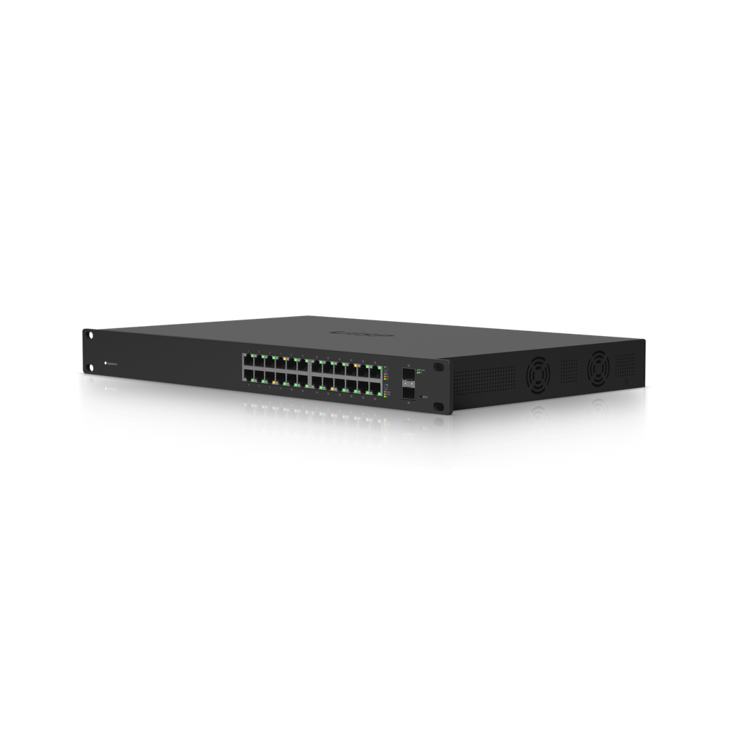 Ubiquiti Networks ES 24 250 W Managed L2/L3 Gigabit Ethernet (10/100/1000) Power over Ethernet (PoE) Rack mounting 1U Network Equipment