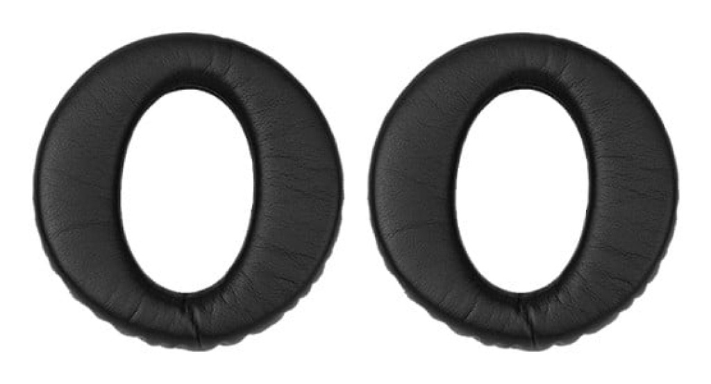 [3523876000] Jabra Leather Ear Cushion Evolve 80 Ear pad Faux leather Leather Black Audio Accessories
