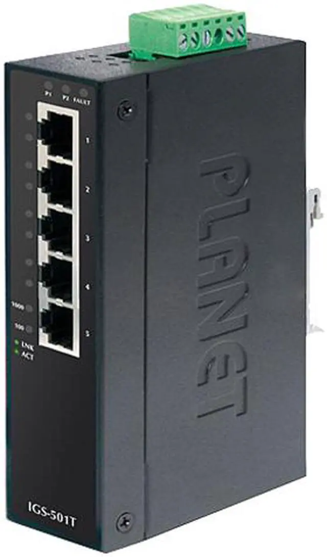 Planet Industrial Switch IGS-501T Switch Copper Wire Network Equipment