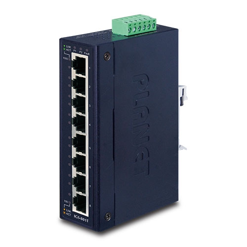 Planet Industrial Switch IGS-801T Switch Copper Wire Network Equipment