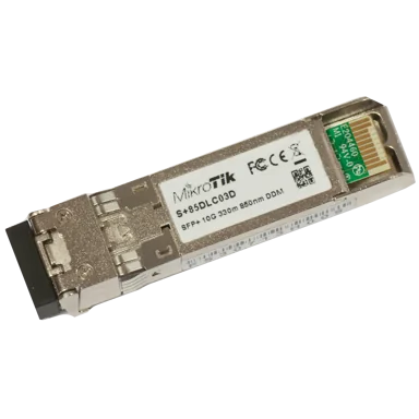 MikroTik s 85DLC03D SFP+ transceiver Module Transceiver Fiber Optic Network Equipment