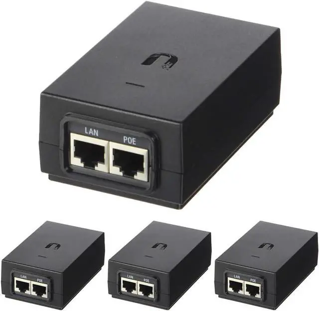 Ubiquiti PoE 24 24 W-G Gigabit Ethernet 1000 Mbit/s Black 24 V 100 240 V 50/60 Hz Network Accessories