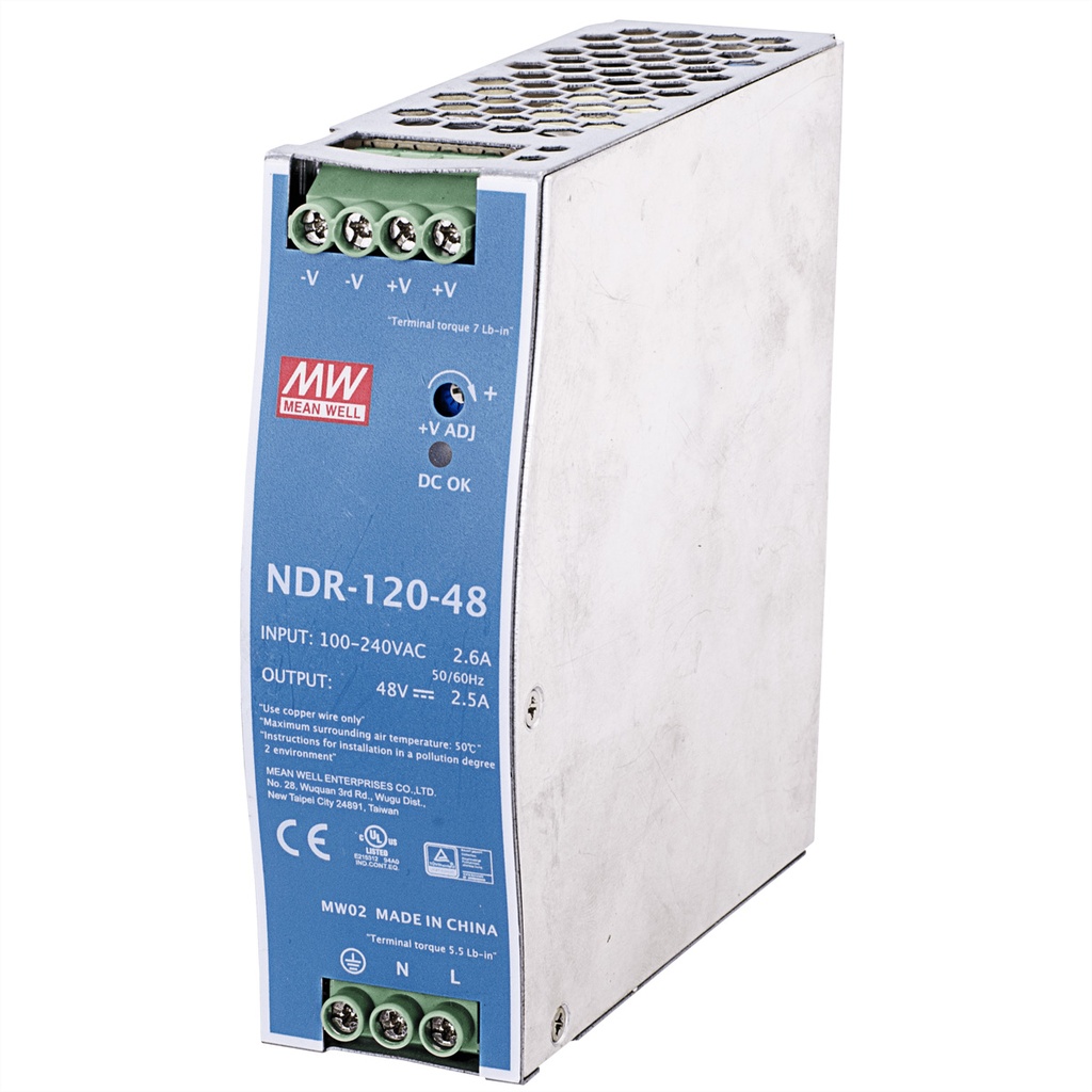 [3706730000] Planet Din-Rail Power Supply PWR 120 48 120 watts Power Supply AT Power Supplies