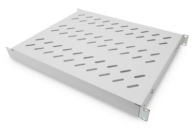 DIGITUS Shelf with Variable Rails for Fixed Mounting in 483 mm (19 inch) Cabinets Rack Accessories