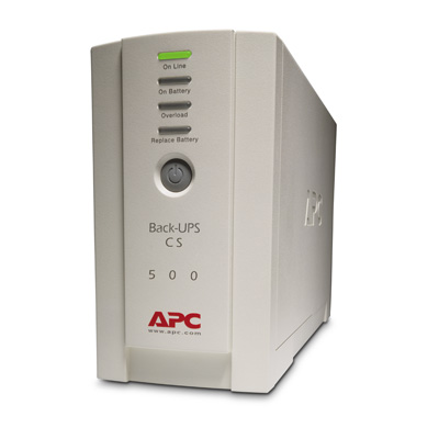 [39383000] APC Back-UPS CS 500 (Offline) UPS 500 W External Power Supplies