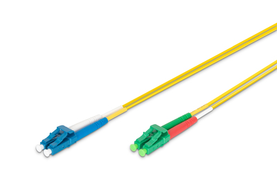 DIGITUS Fiber Optic Singlemode Patch Cord, LC (APC) LC Cables & Adapters