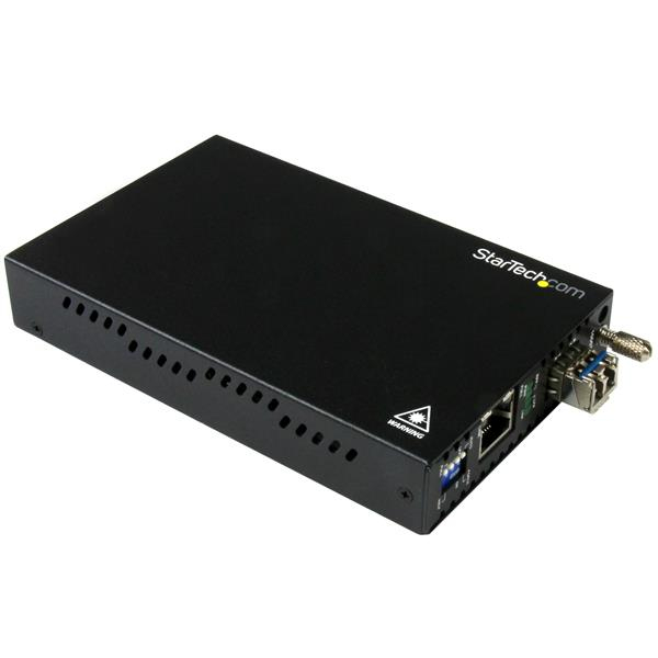 StarTech.com Kupfer auf LWL Medienkonverter SM LC 20 Km Converter Copper Wire Network Equipment