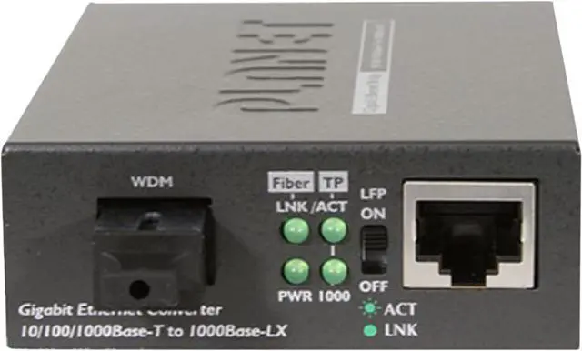 Planet GT-806B15 Converter Fiber Optic Network Equipment
