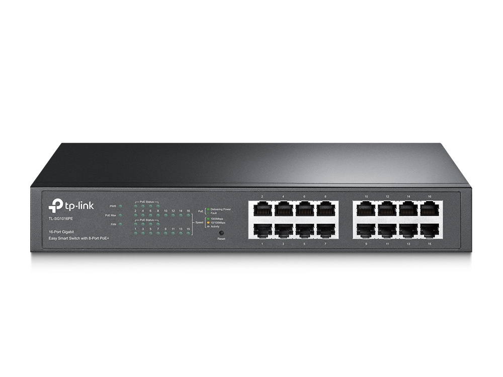 TP-LINK TL-SG1016PE Easy Smart PoE+ Switch Switch Copper Wire Network Equipment