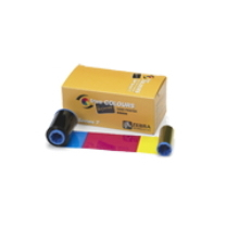 Zebra 800350-264EM ZC350 200 pages Black Cyan Magenta Silver Yellow Thermal transfer Zebra Ribbon Cartridges