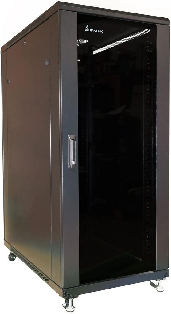 [6317836000] Extralink 600x1000 Black Rackmount cabinet standing Racks
