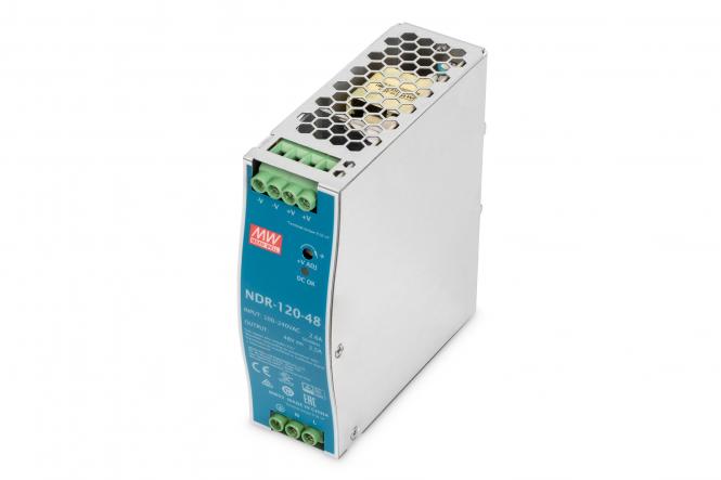 DIGITUS Industrial Power Supply 48 V DC 120 W 90 264 V 47 63 Hz 88% Overload Taiwan Power Supplies