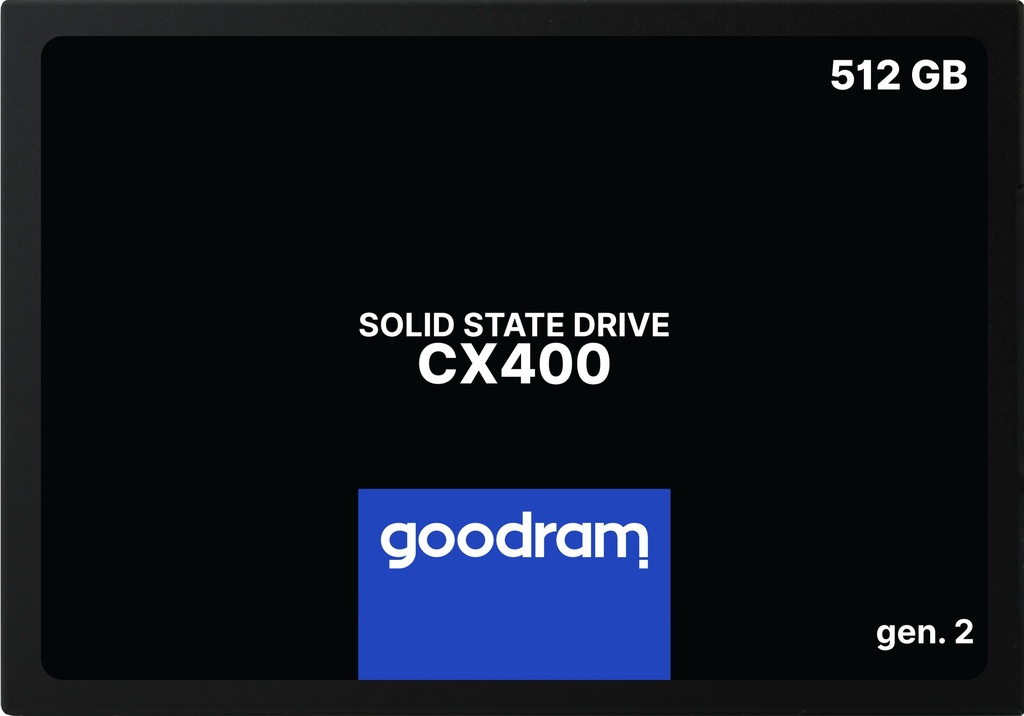 GoodRam CX400 512 GB SATA SSD 2.5 Zoll 550 MB/s read 500 MB/s write SSDs