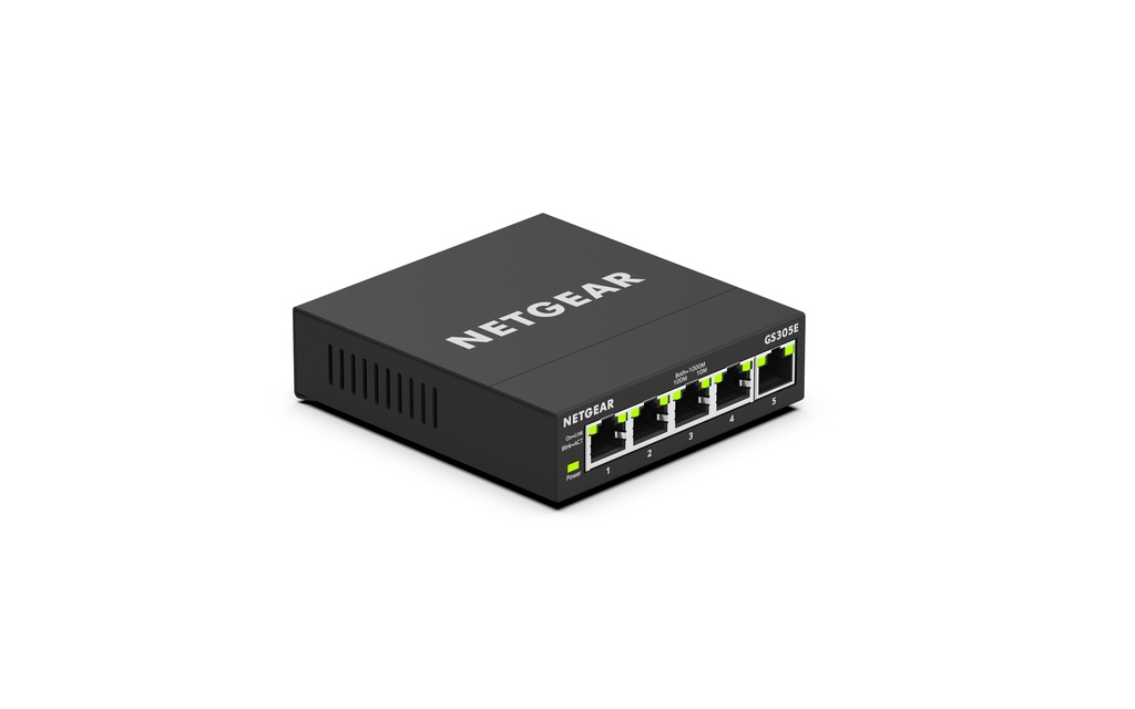 Netgear Plus GS305E Switch Smart 5 x Copper Wire Network Equipment