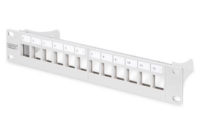 DIGITUS Modular Patch Panel, 12-port Network Accessories
