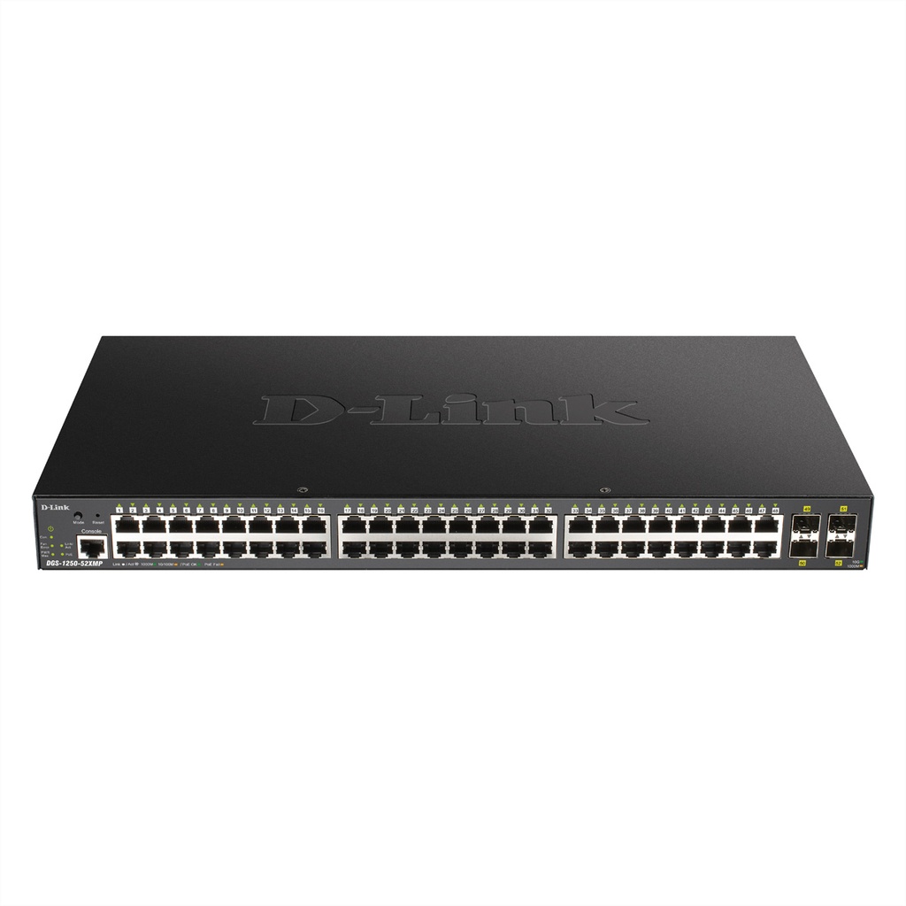 D-Link Switch DGS 1250 52XMP E DGS125052XMP DGS 1250 52XMP/E Switch Fiber Optic Network Equipment