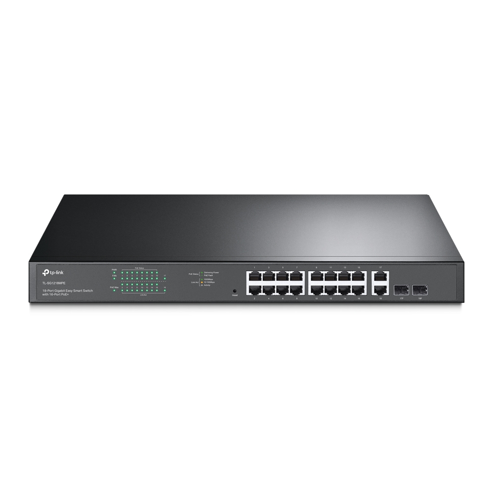 TP-LINK TL-SG1218MPE PoE+ Easy Smart Switch Switch Copper Wire Network Equipment