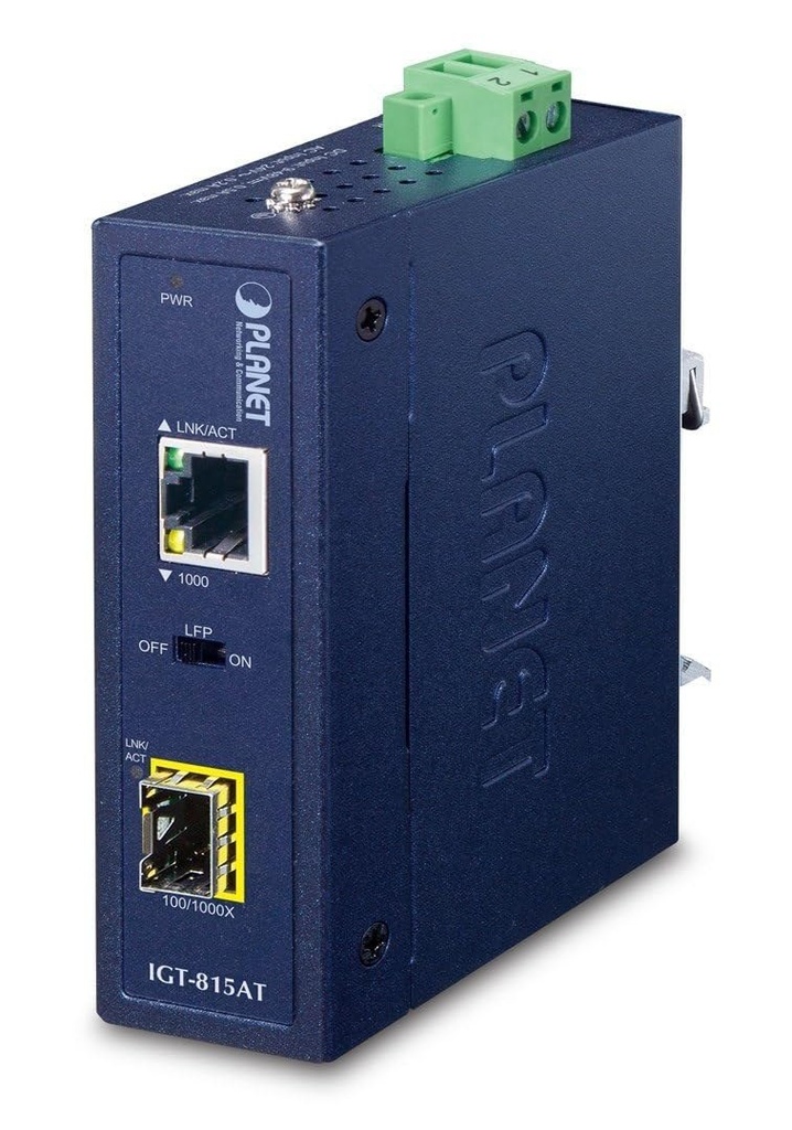 Planet Industrial Compact 100/to Converter Copper Wire Network Equipment