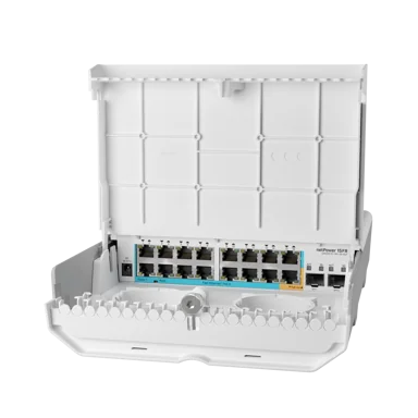 MikroTik netPower 15Fr Switch 15 x Passive/Reverse PoE 0.1 GBps Network Equipment