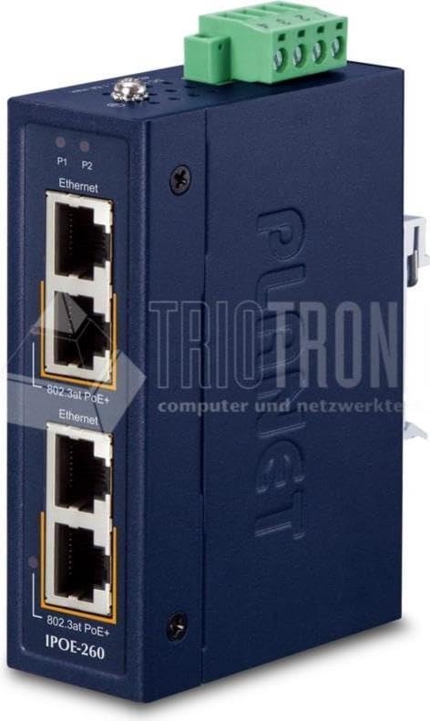 Planet Industrial/1000T 802.3at PoE+ Injector Switch 1 GBps Network Equipment