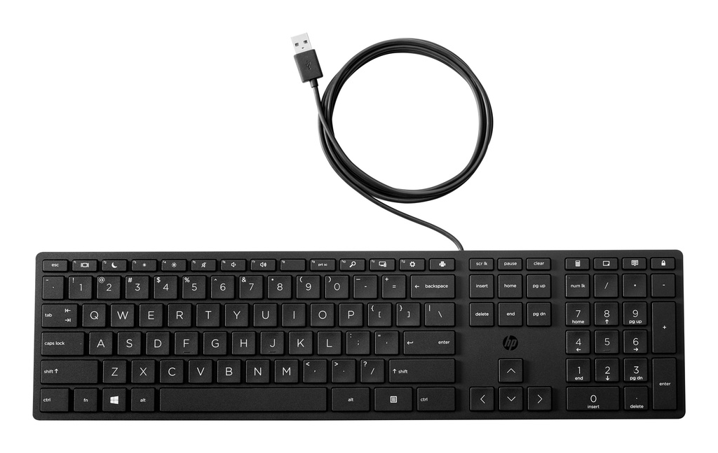 [9470399003] HP Wired desk-top 320K Keyboard Poland Keyboard QWERTZ Keyboards, Mice & Input Devices